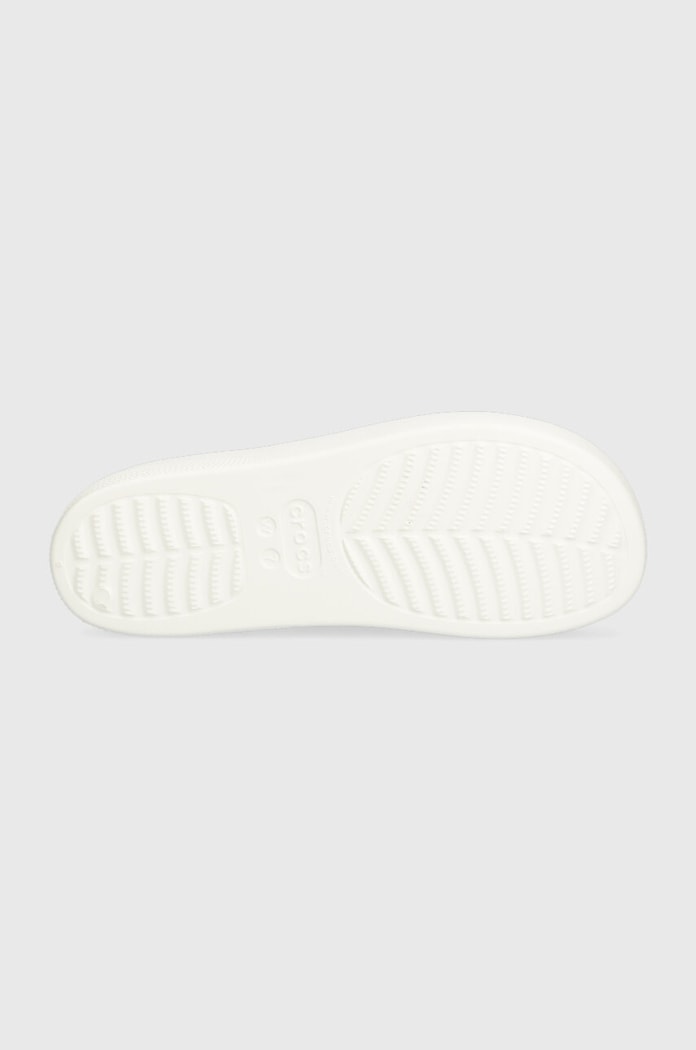 Klapki Classic Platform Slide Crocs biały 208180.100