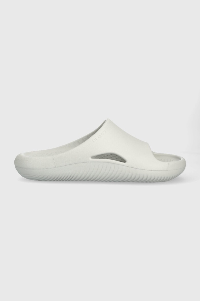 Pantofle Crocs Mellow Slide bez podpatku šedá 208392.1FT