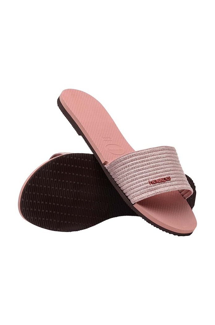 Havaianas klapki YOU MALTA METALLIC 4147312.3544 różowy