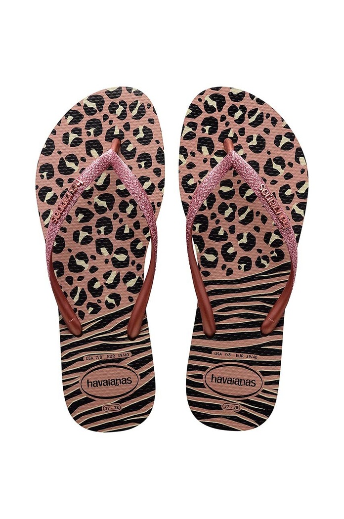 Havaianas japonki SLIM ANIMALS syntetyczny różowy 4147964.1924