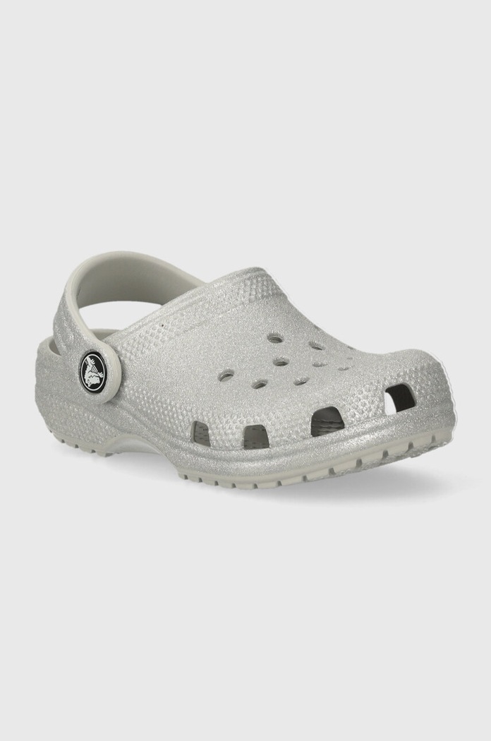 Dječje natikače Crocs srebrna 206992.CROCS.CLASSIC.GL