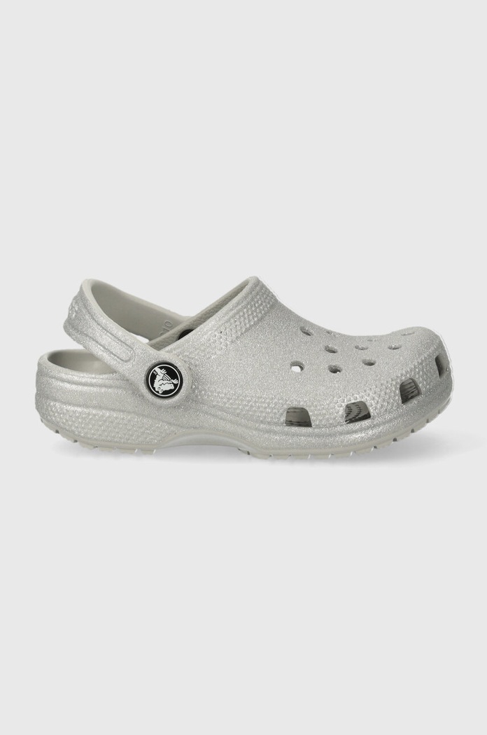 Dječje natikače Crocs 206992.CROCS.CLASSIC.GL srebrna SS24