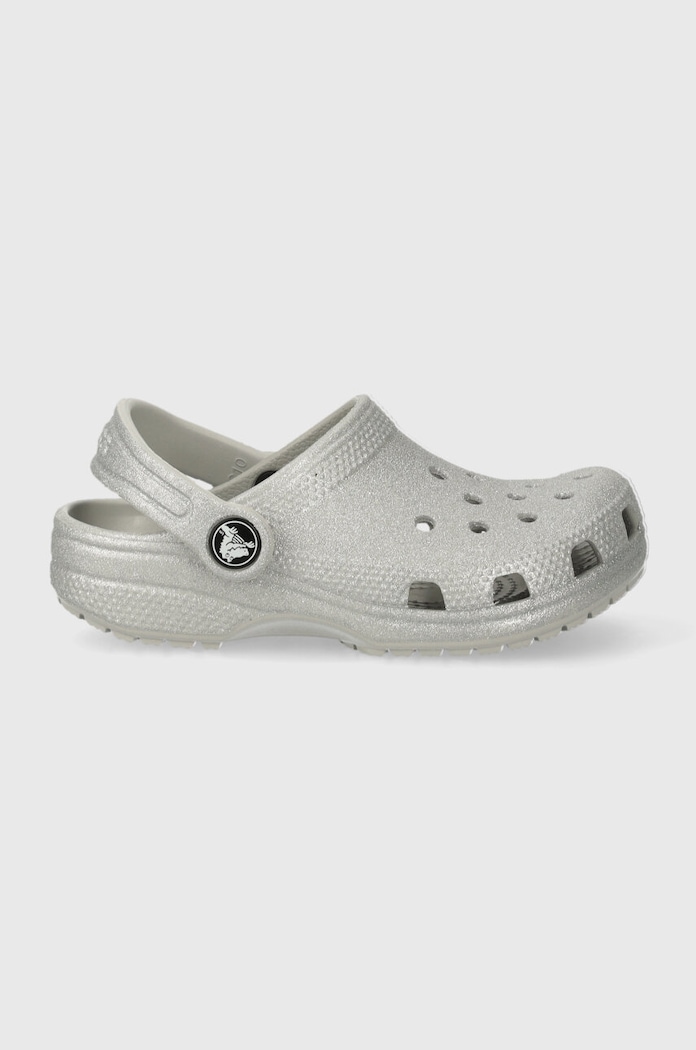 Dječje natikače Crocs 206992.CROCS.CLASSIC.GL srebrna SS24