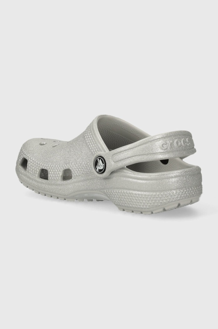 Κοριτσίστικα Παιδικές παντόφλες Crocs CLASSIC GLITTER CLOG 206993.CROCS.CLASSIC.GL γκρί