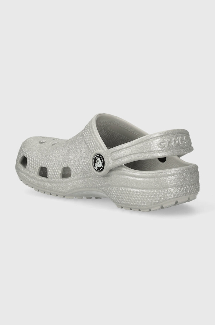 Κοριτσίστικα Παιδικές παντόφλες Crocs CLASSIC GLITTER CLOG 206993.CROCS.CLASSIC.GL γκρί