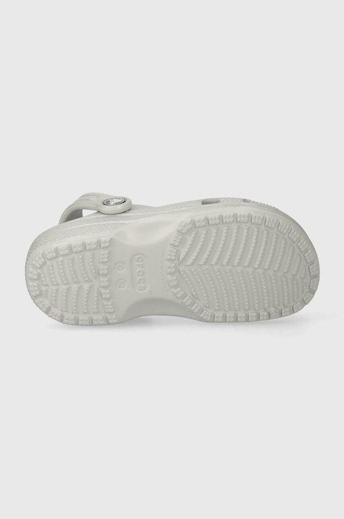 Παιδικές παντόφλες Crocs CLASSIC GLITTER CLOG 206993.CROCS.CLASSIC.GL γκρί
