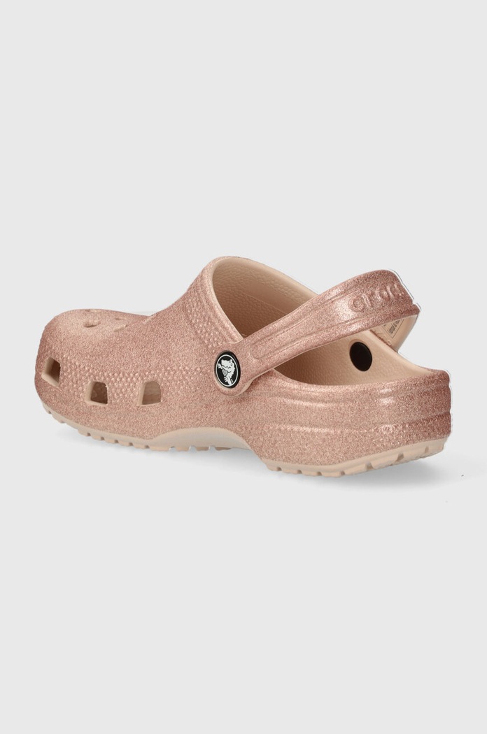 Lány Crocs gyerek papucs CLASSIC GLITTER CLOG 206993.CROCS.CLASSIC.GL rózsaszín