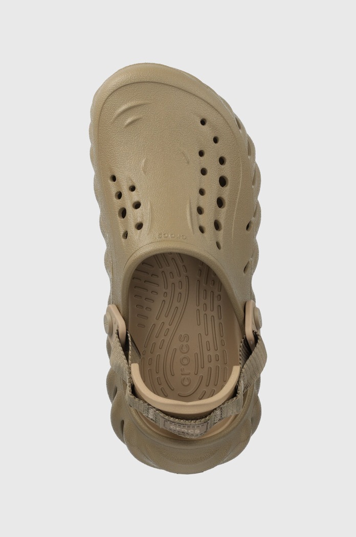 Dětské pantofle Crocs ECHO CLOG K zelená 208190.CROCS.ECHO.CLOG.