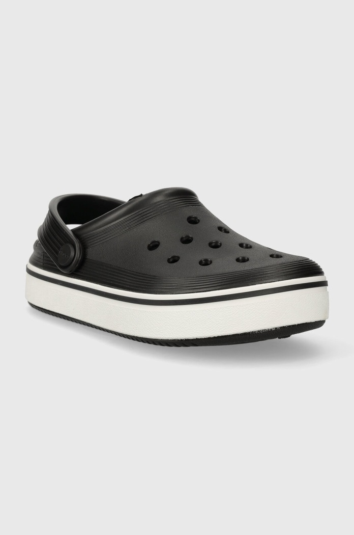 Crocs klapki dziecięce CROCBAND CLEAN CLOG 208477.CROCS.CROCBAND.C czarny SS24