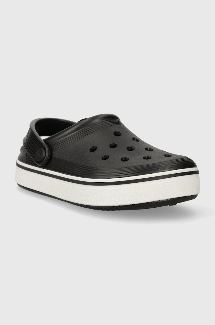 Crocs klapki dziecięce CROCBAND CLEAN CLOG 208477.CROCS.CROCBAND.C czarny SS24