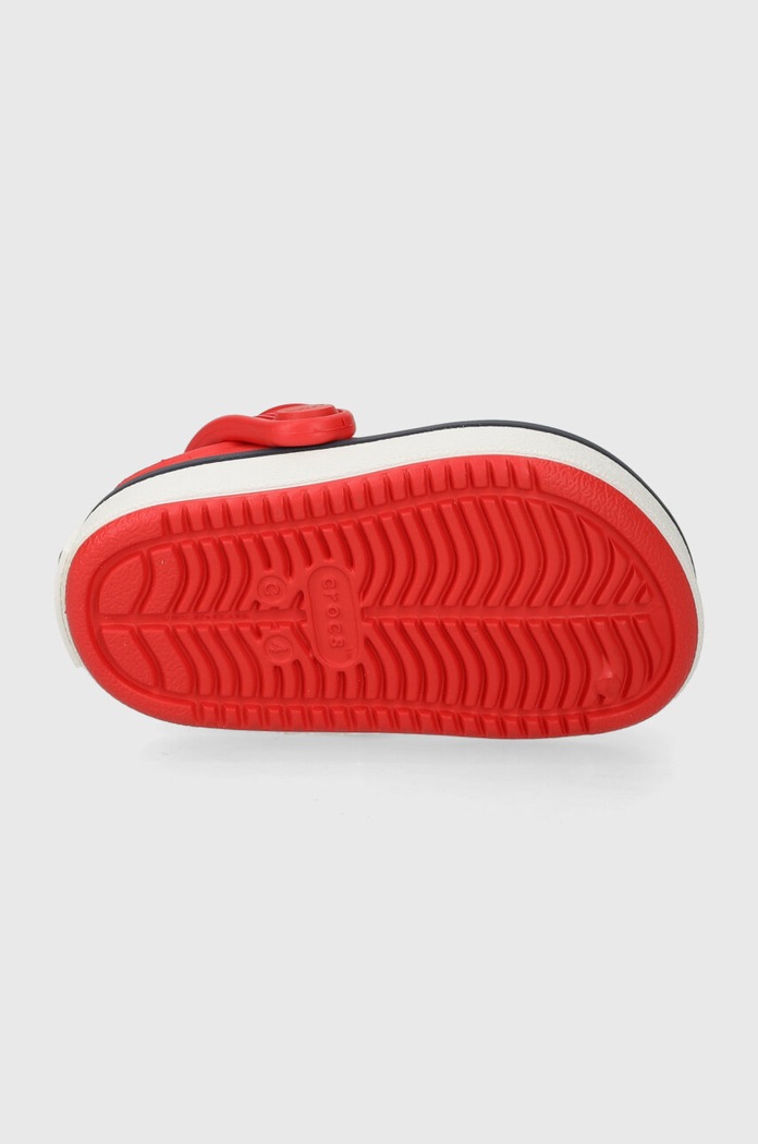 Crocs klapki dziecięce CROCBAND CLEAN CLOG 208479.CROCS.CROCBAND.C czerwony