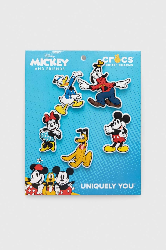 Crocs gyerek papucs dísz 5 db mesefigurák többszínű DisneyMickeyFriends5Pac