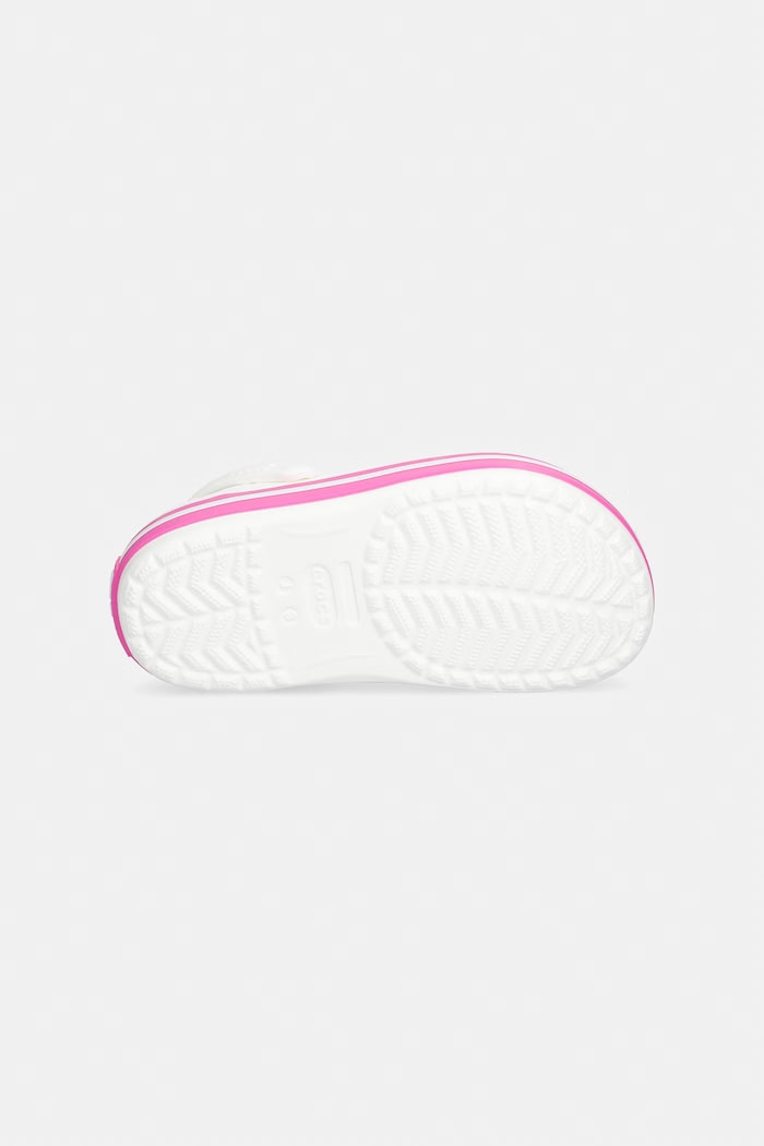 Crocs klapki dziecięce CROCBAND KIDS CLOG 207006.CROCS.CROCBAND.K biały