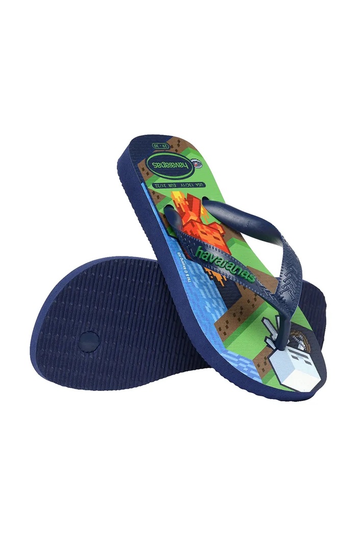 Детские вьетнамки Havaianas MINECRAFT тёмно-синий 4145125