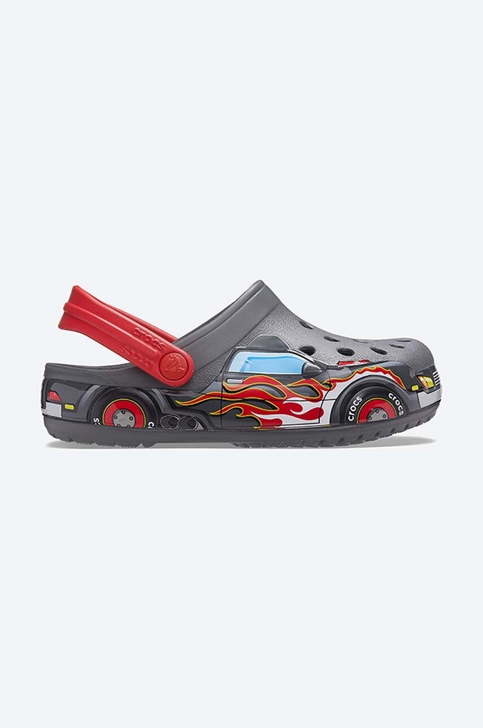 Crocs klapki dziecięce FL Truck Band Clog szary 207074.SLATE