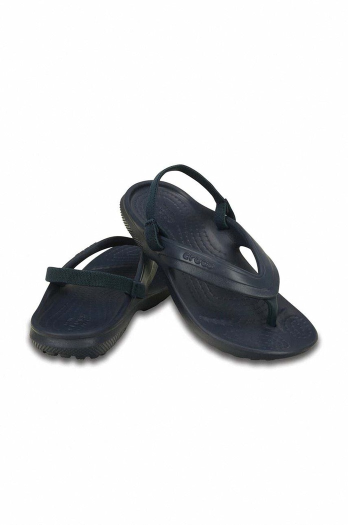 Deklice Otroške japonke Crocs CLASSIC FLIP 202871.NAVY mornarsko modra