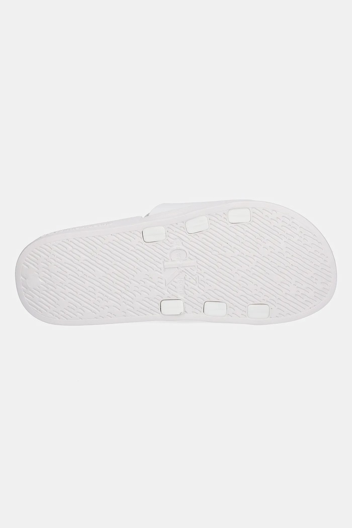Klapki SLIDE MONOGRAM TPU Calvin Klein Jeans biały YM0YM00361