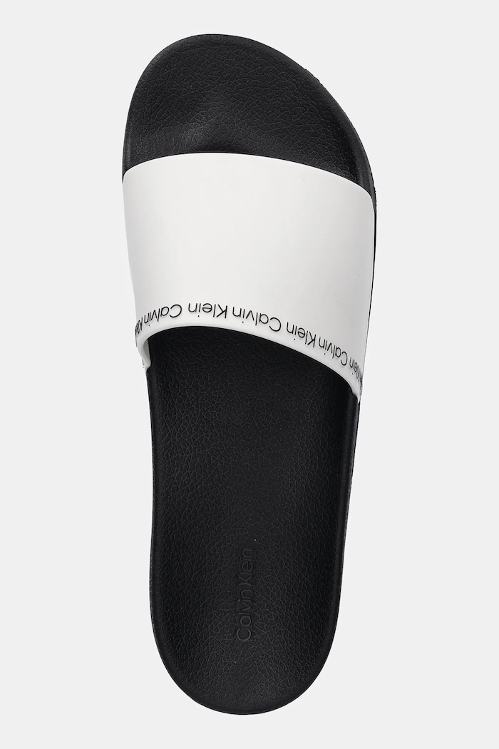 Παπούτσια Παντόφλες Calvin Klein POOL SLIDE RUBBER HM0HM00981 λευκό