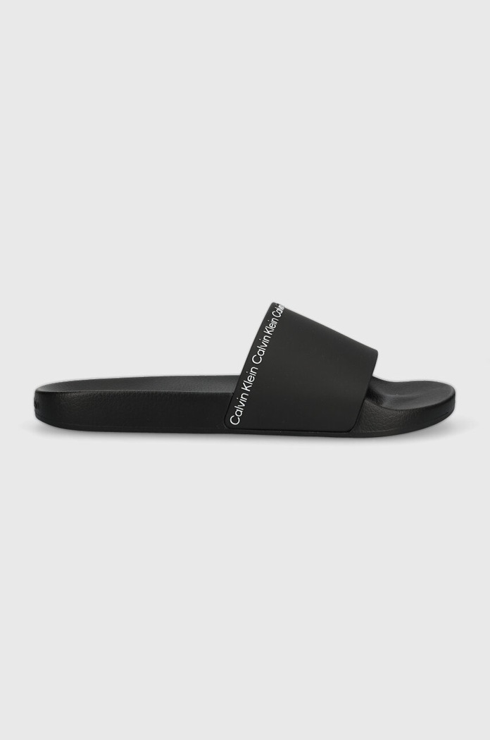 Чехли Calvin Klein POOL SLIDE RUBBER черен HM0HM00981