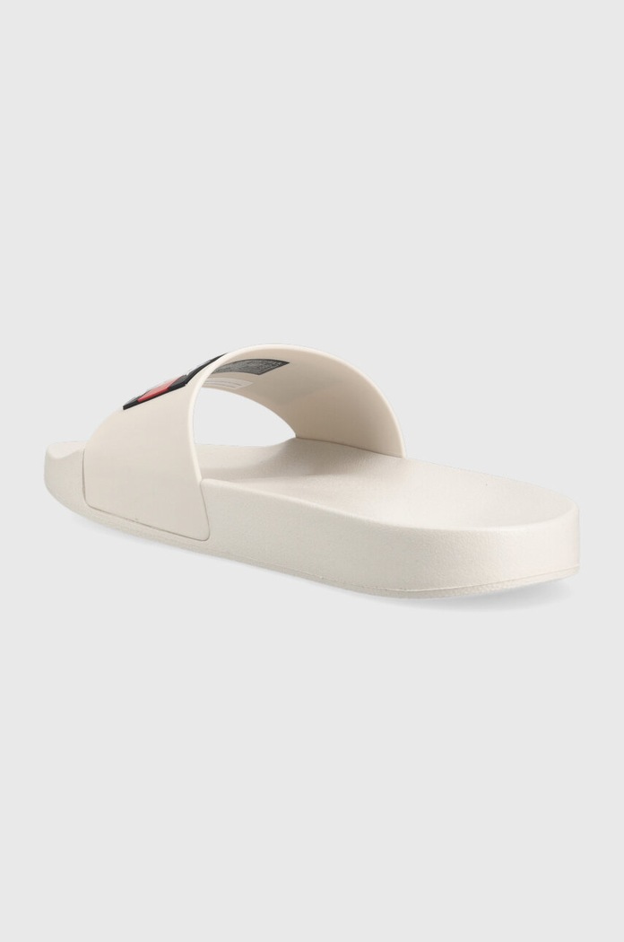 Scarpe Tommy Jeans ciabatte slide POOL SLIDE ESS EM0EM01191 bianco
