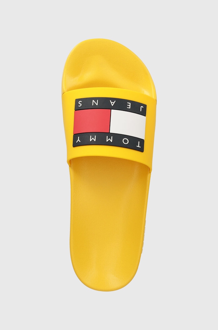 Tommy Jeans klapki POOL SLIDE ESS żółty EM0EM01191