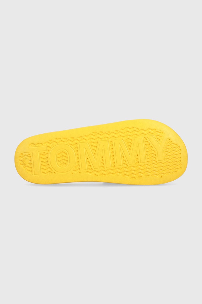 Tommy Jeans klapki POOL SLIDE ESS EM0EM01191 żółty