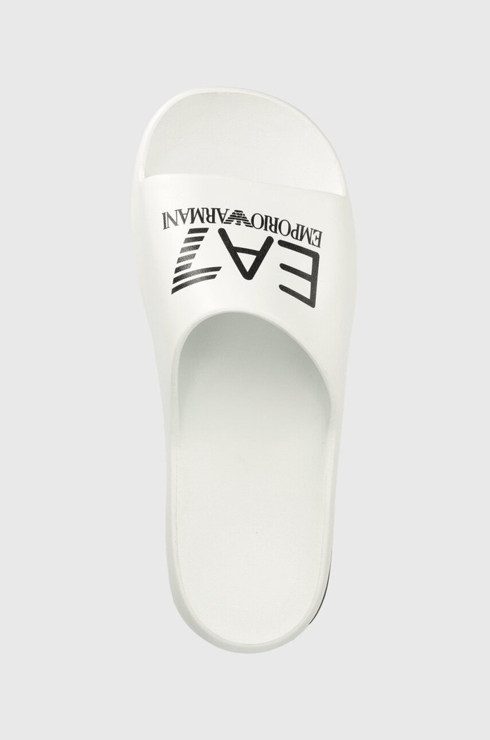 EA7 Emporio Armani papuci XBP008 XK337 D611 alb XBP008.XK337.D611