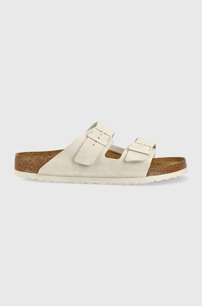 Semišové pantofle Birkenstock Arizona šedá 1024554