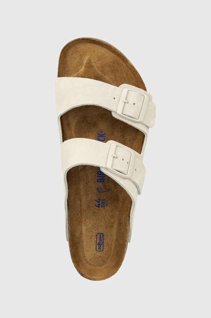 Semišové pantofle Birkenstock Arizona šedá 1024554