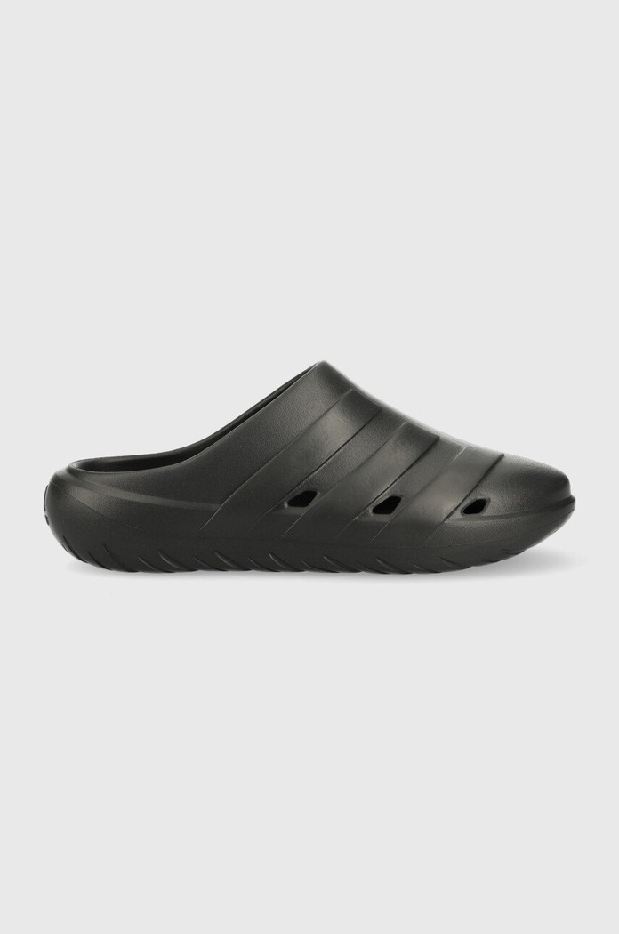 Παντόφλες adidas φλατ μαύρο HQ9918