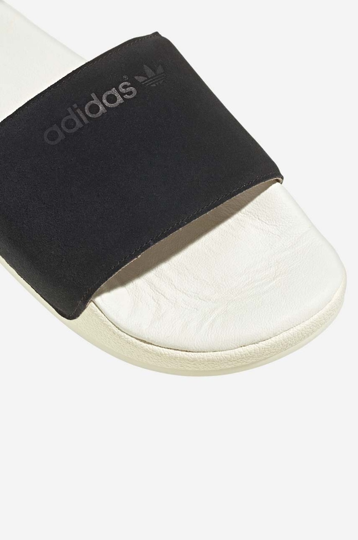 adidas Originals suede sliders Adilette FZ6483 FZ6483 black