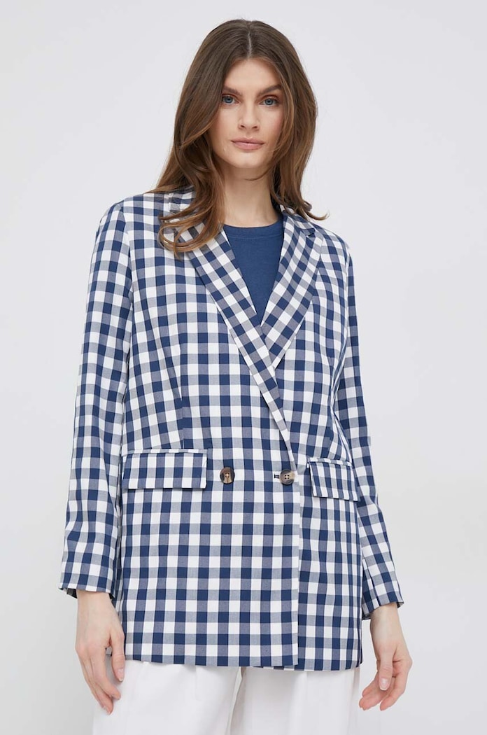 Sako Pepe Jeans Sandra s podstavom mornarsko plava PL402161.0AA