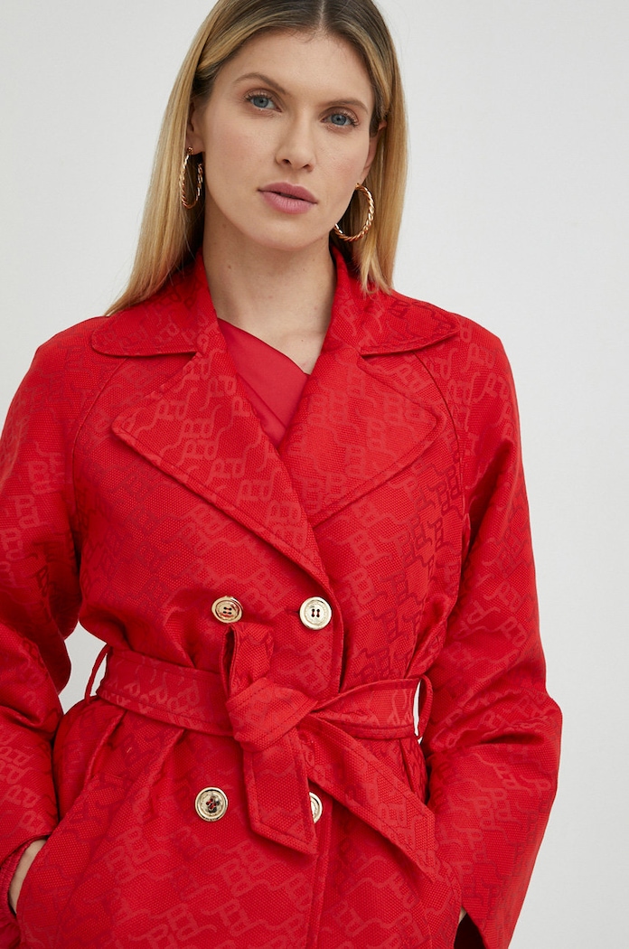 Pinko płaszcz czerwony 100076.A0GP