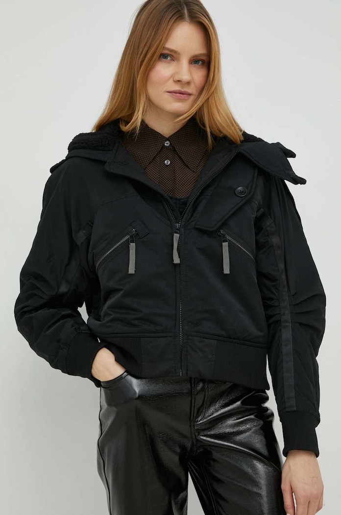 Bunda G-Star oversize čierna D22026.D198