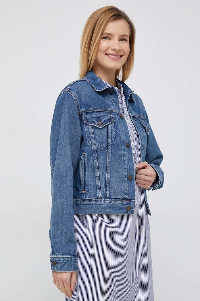 Jeans jakna Polo Ralph Lauren mornarsko modra 211890141