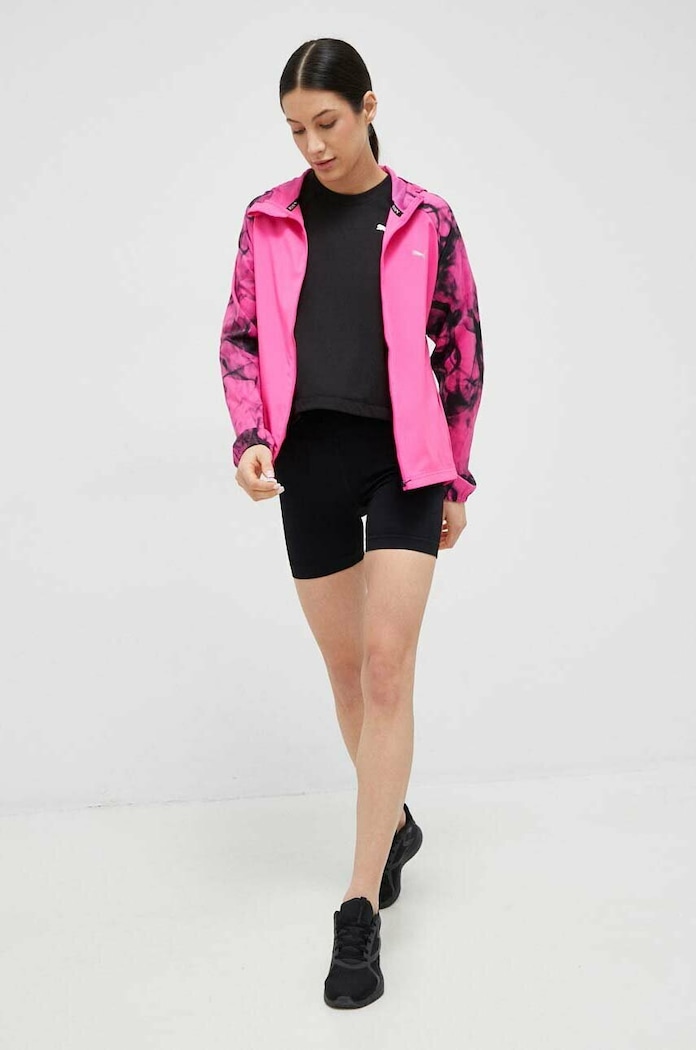 Vetrovka Puma Favourite 523390 roza SS23