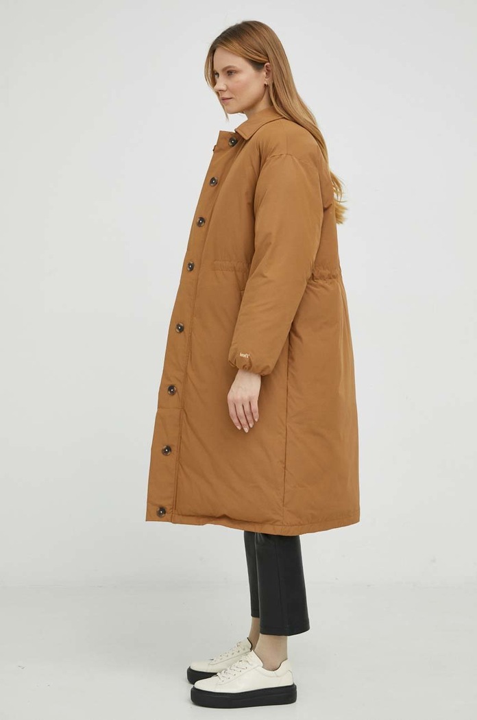 Bunda Levi's bez kapuce hnědá A4439.0001