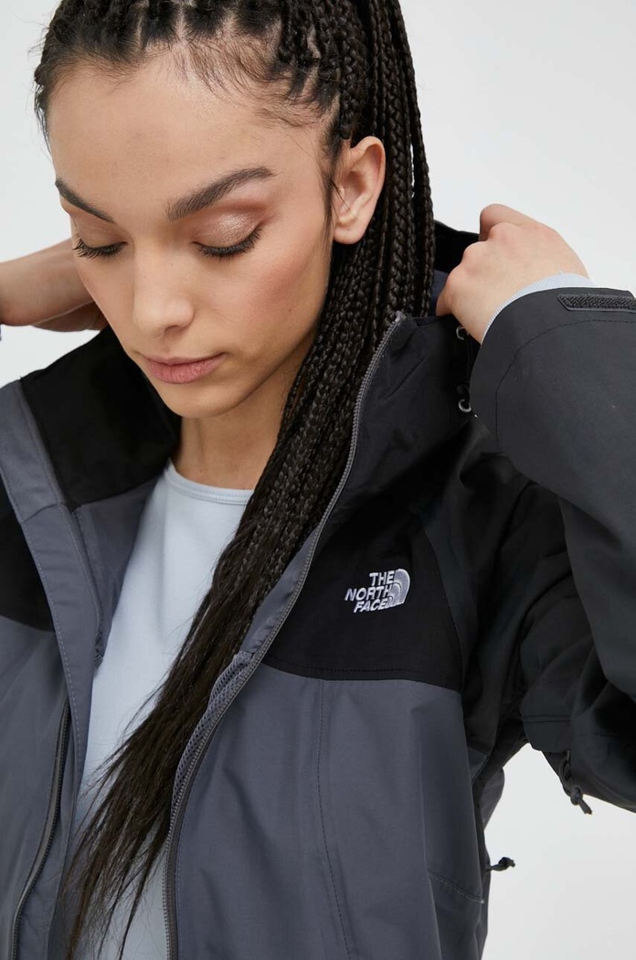 Outdoorová bunda The North Face STRATOS JACKET NF00CMJ059Q1 šedá