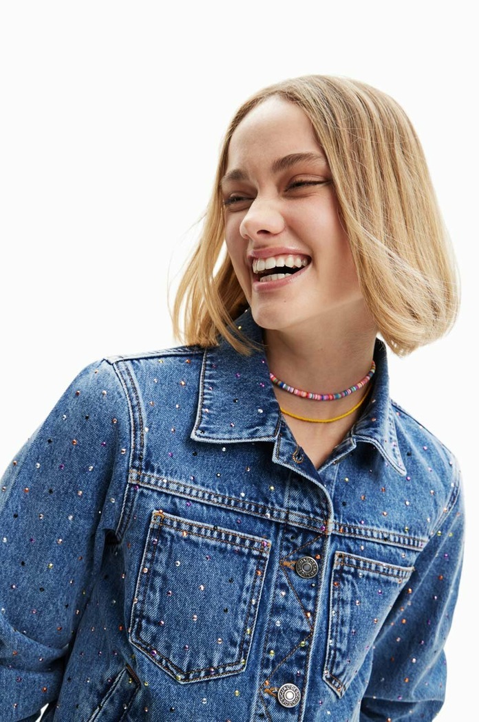 Traper jakna Desigual 23SWED37 plava SS23