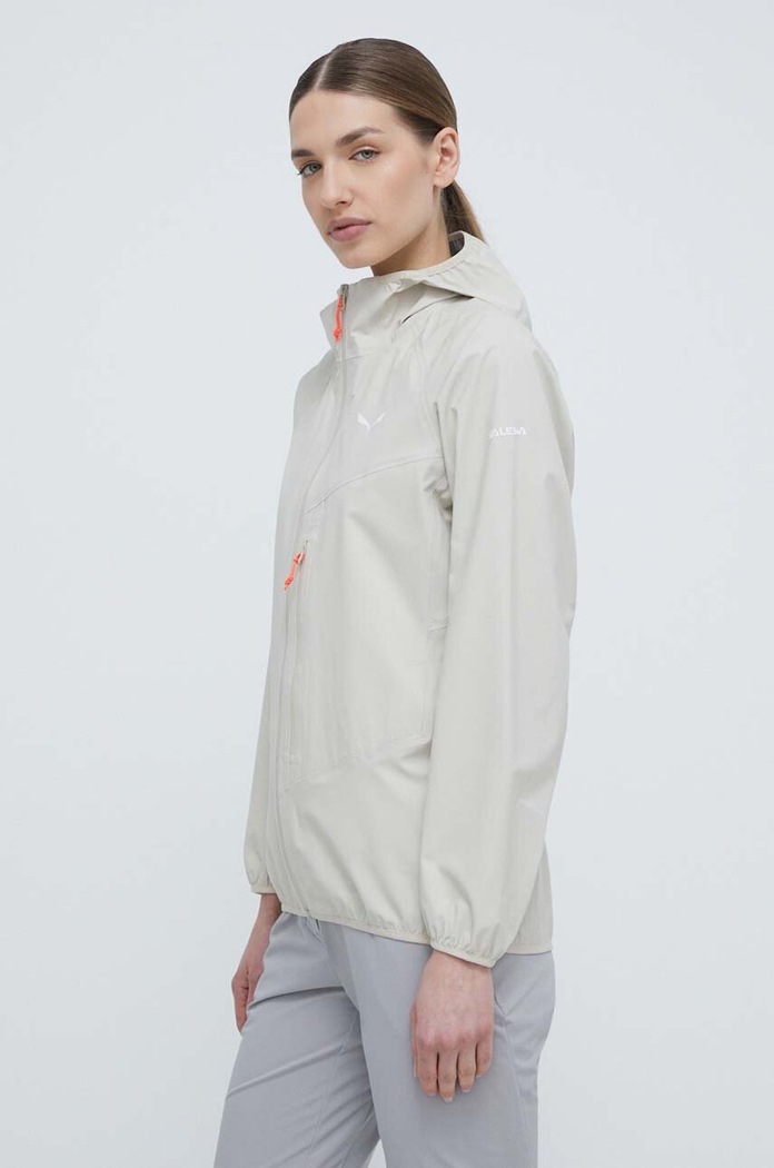 Outdoorová bunda Salewa Agner 2 PTX nezateplené béžová 00.0000028393