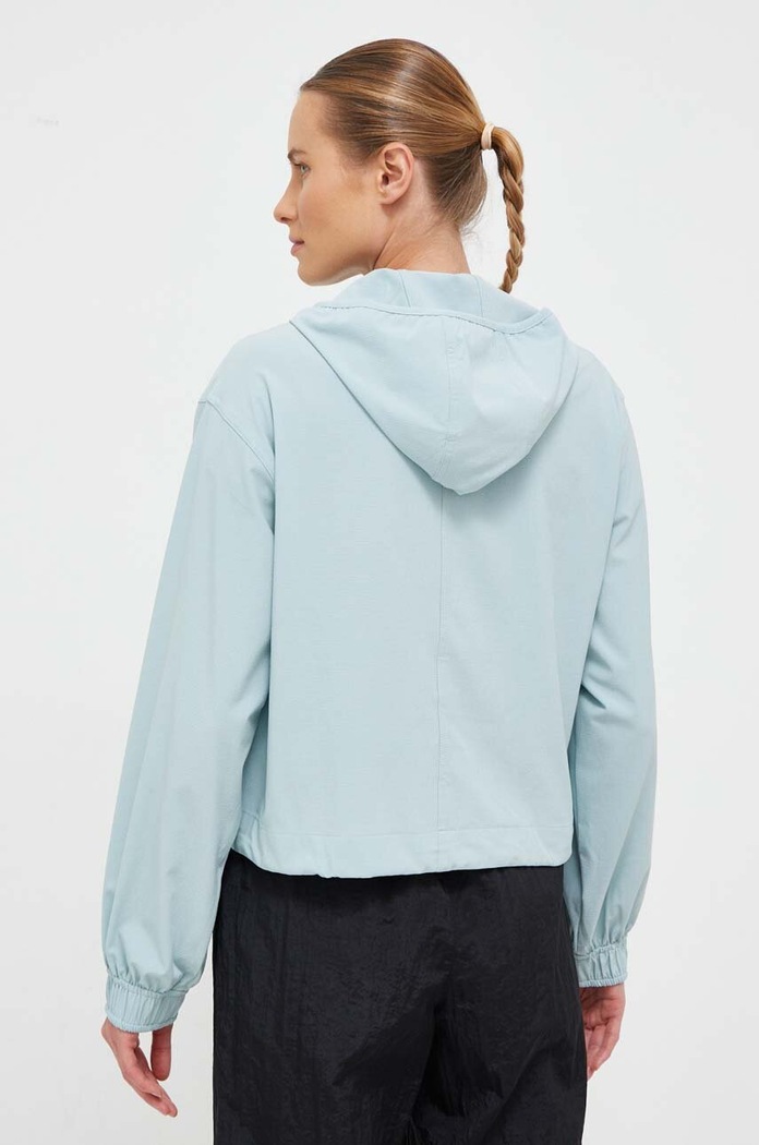 Oblečení Tréninková mikina Calvin Klein Performance Essentials 00GWS3O500 modrá