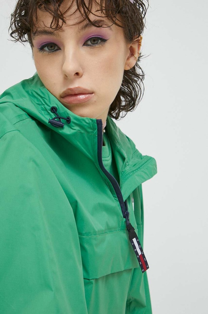 Tommy Jeans kurtka zielony DW0DW15333.PPYX