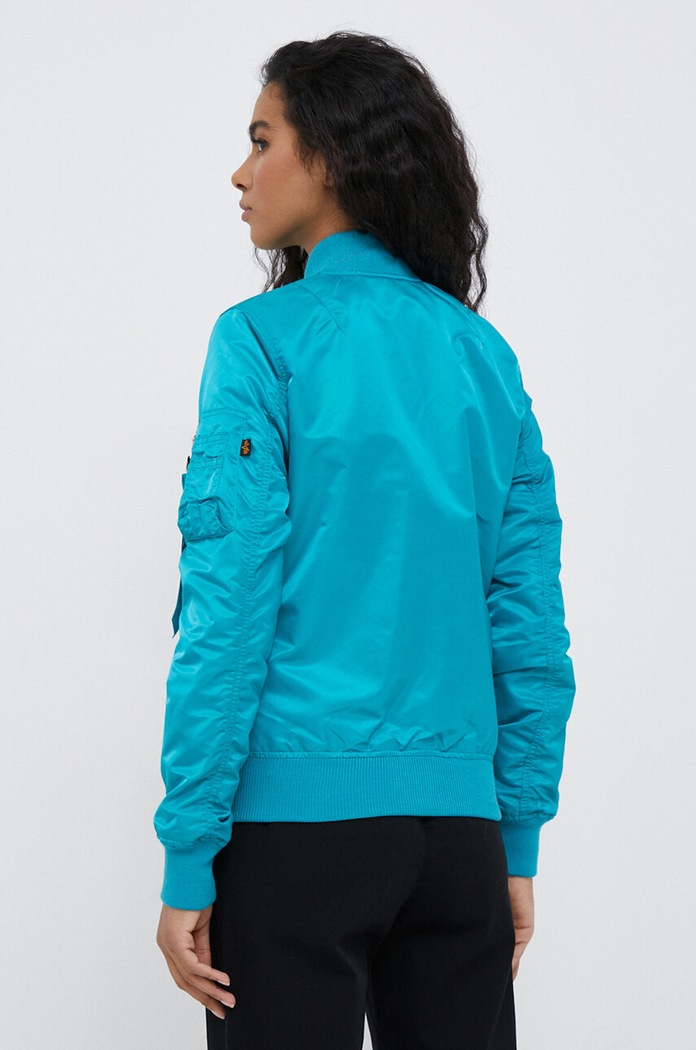 Odzież Alpha Industries kurtka bomber MA-1 VF LW WMN 156001.576 turkusowy
