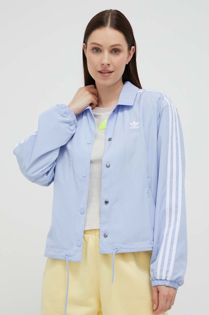 adidas Originals rövid kabát nem szigetelt kék IC5480