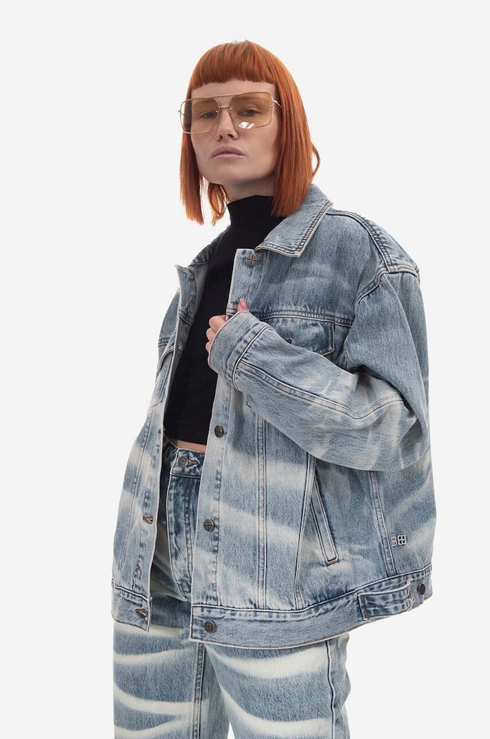 Odzież KSUBI kurtka jeansowa WPS23JK006 niebieski