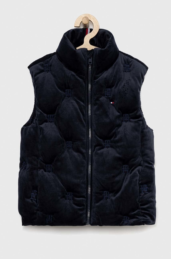 Tommy Hilfiger gyerek mellény enyhén szigetelt sötétkék KG0KG07059.PPYX