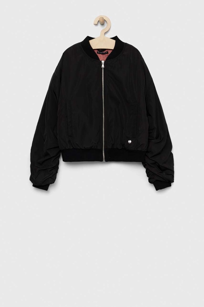 Sisley kurtka bomber dziecięca 2E9GYN00J.G.SEASONAL czarny SS23