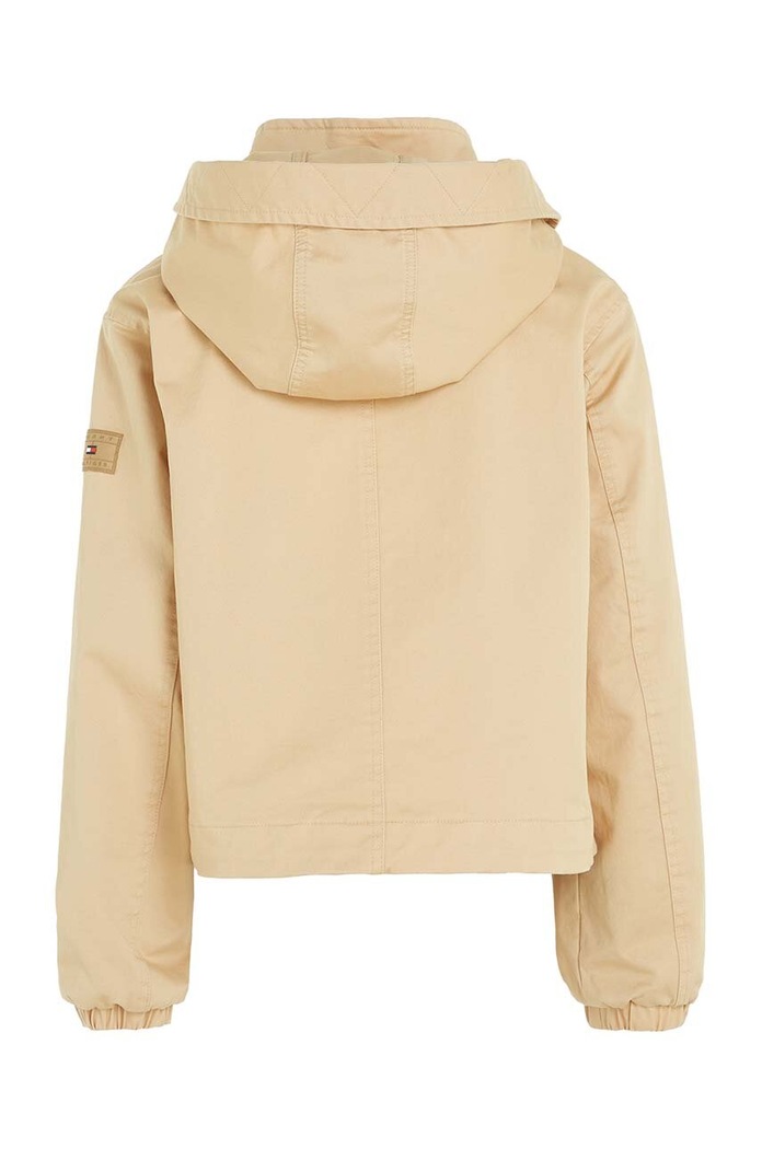 Dziewczynka Tommy Hilfiger kurtka dziecięca KG0KG07219.PPYX beżowy