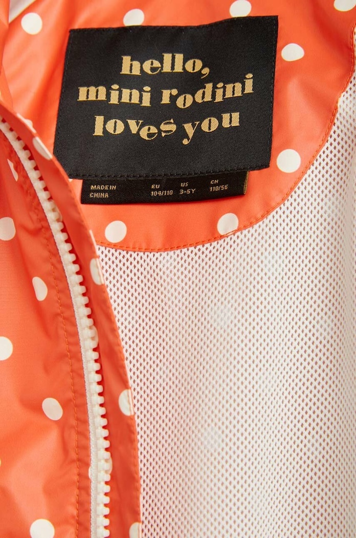Detská bunda bomber Mini Rodini 2321010542 červená