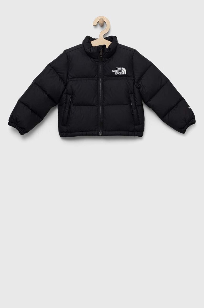The North Face kurtka puchowa dziecięca bez kaptura czarny NF0A82TS